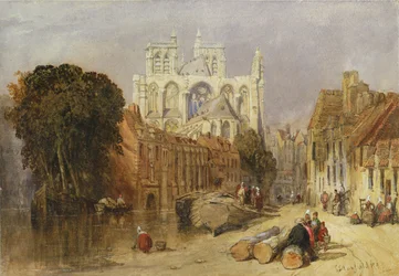 Abbeville (wc över grafit på papper)